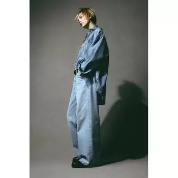 Джинсы HM Lowrise Baggy Светло-Синие Джинсы