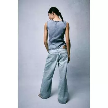 Джинсы HM Lowrise Baggy Светло-Синие Джинсы