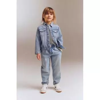 Джинсы HM Relaxed Fit Paperback Light Denim Blue