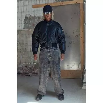 Джинсы HM Super Baggy Dark deniM Grey 2830