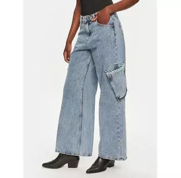 Джинсы Hugo Gemanda 50519907 синий Wide Leg 26/32