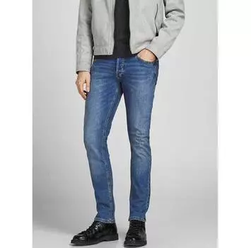Джинсы Jack&Jones Glenn 12184473 синий Slim Fit 30/34