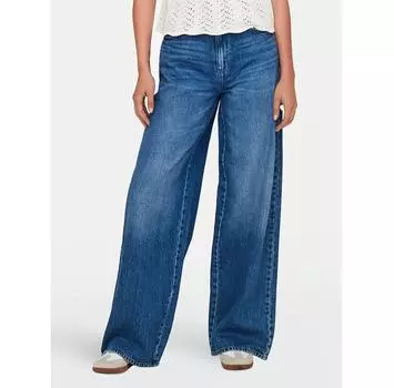 Джинсы JDY Carina 15335489 синий Wide Leg L/32