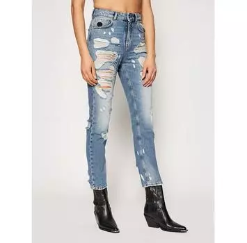 Джинсы John Richmond Lana RWP21196JE синий Straight Fit 28