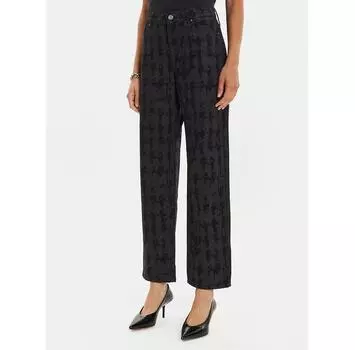 Джинсы KARL LAGERFELD 245W1103 черный Straight Fit 29