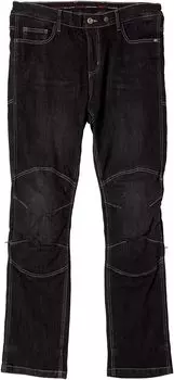 Джинсы KOMINE KV Denim для мотоциклов черного цвета 2XL 926 для всех сезонов, водонепроницаемые, стандарт CE, протектор PK-726 чёрный