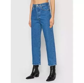 Джинсы Levi s Ribcage Ankle 72693-0117 синий Straight Fit 30/27