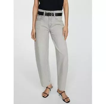 Джинсы Mango Bet 77035645 серый Balloon Fit 36