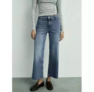 Джинсы Mango Catherin 87000293 синий Wide Leg 46