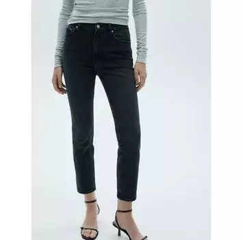 Джинсы Mango Claudia 77005664 черный Regular Fit 42