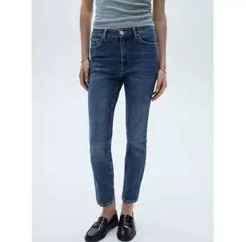 Джинсы Mango Claudia 77045661 синий Skinny Fit 40