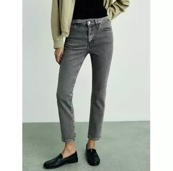 Джинсы Mango Claudia 87020451 серый Slim Fit 32
