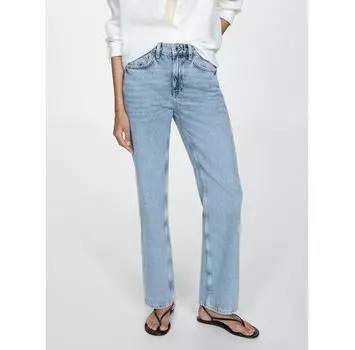 Джинсы Mango Matilda 77043295 синий Straight Fit 32