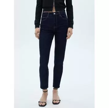 Джинсы Mango Newmom 77015650 синий Mom Fit 38