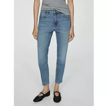 Джинсы Mango Newmom 77090601 синий Mom Fit 40