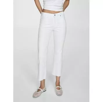 Джинсы Mango Sienna 77010360 белый Flare Fit 32