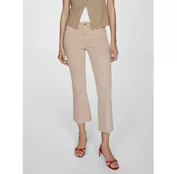 Джинсы Mango Sienna 77022916 бежевый Flare Fit 46