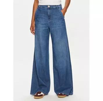 Джинсы Marella 2423186014 синий Wide Leg 40