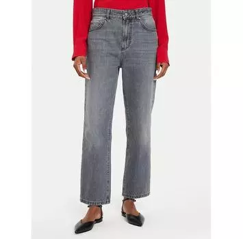 Джинсы Marella 2423186074 серый Mom Fit 38