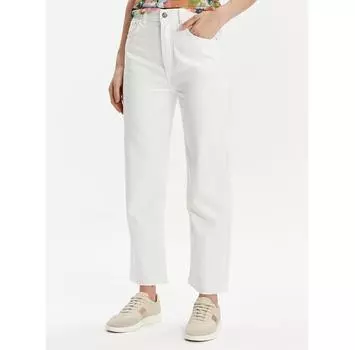Джинсы Marella Mombis 2413131224 белый Mom Fit 40