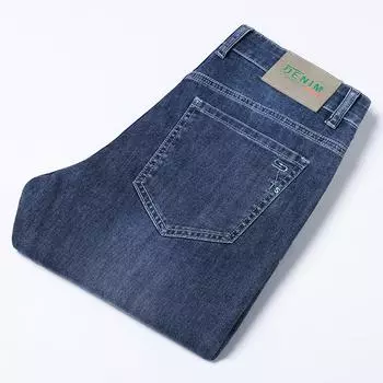 Джинсы мужские летние тонкие срезы Tide Slim элитные прямые деловые брюки мужские повседневные брюки мужские модели 31
