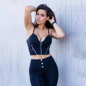 Джинсы на пуговицах Shascullfites Melody Джинсовый комплект в черную полоску Джинсы с высокой талией Джеггинсы Корректирующие джинсы Джинсы с подтяжкой ягодиц Комплекты из 2 шт. XXS