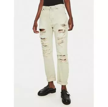 Джинсы One Teaspoon Saints 26698 зеленый Boyfriend Fit 27