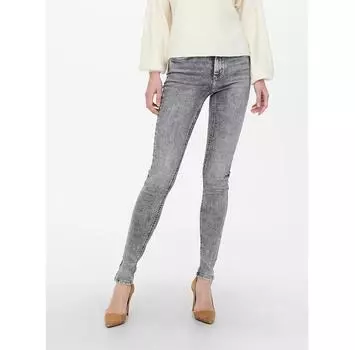 Джинсы ONLY 15245366 серый Skinny Fit L/34