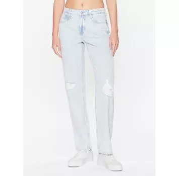 Джинсы ONLY 15281259 голубой Straight Fit 27/32