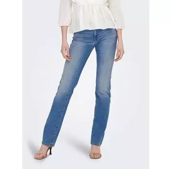 Джинсы ONLY Alicia 15258103 синий Straight Fit 27/30