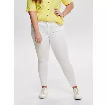 Джинсы ONLY Carmakoma Willy 15176825 белый Skinny Fit 46/32
