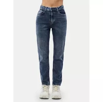 Джинсы Pieces Bella 17147970 синий Tapered Fit 25/32