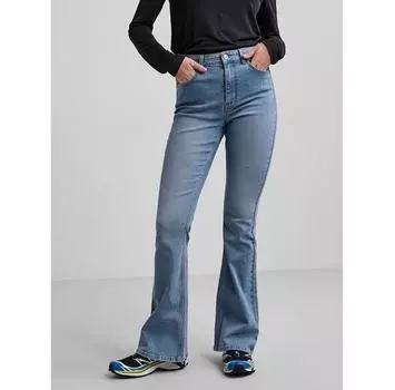 Джинсы Pieces Peggy 17123711 синий Slim Fit XS