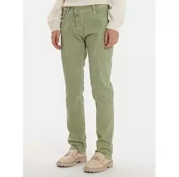 Джинсы Please P0VVHO2I5N зеленый Slim Fit S