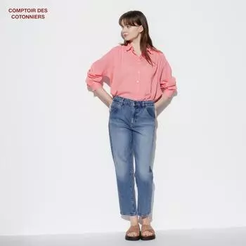 Джинсы с напуском Uniqlo Japan Comptoir De Coutenier 65 BLUE/S