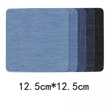 Джинсы Самоклеящаяся Заплатка DIY Ремонт Брюки Колено Рубашка Аппликация Швейные Принадлежности Для Джинсовой Ткани Джинсовые Значки Нашивки