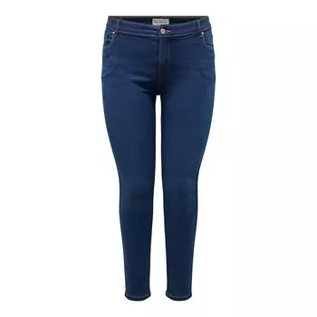 Джинсы скинни женские бензиново-синие ONLY CARMAKOMA