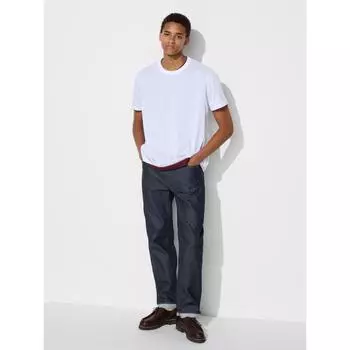 Uniqlo Japan джинсы Regular Fit Selvedge 01 OFF WHITE/38
