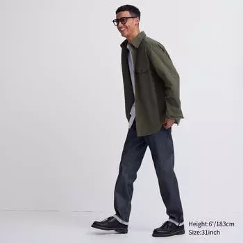 Джинсы стандартного кроя UNIQLO Selvedge