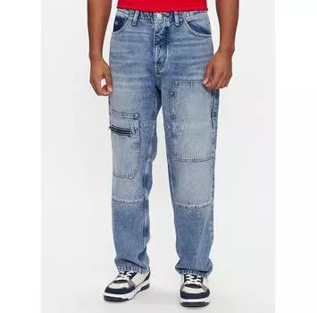 Джинсы Tommy Jeans Aiden Baggy Tapered Cargo Ah7032 DM0DM18083 синий Regular Fit 34/32