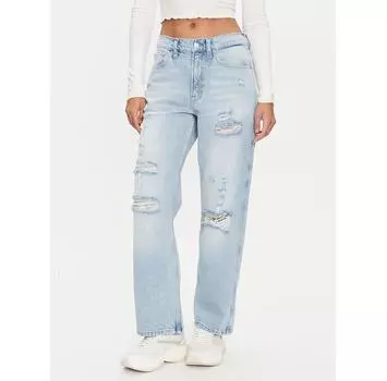 Джинсы Tommy Jeans Betsy DW0DW19618 синий Straight Fit 34/32