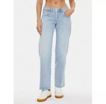 Джинсы Tommy Jeans Sophie DW0DW19262 синий Straight Fit 24/30