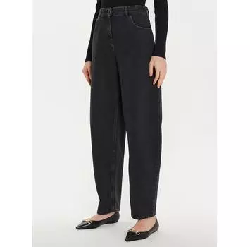 Джинсы TWINSET 242AT2274 черный Carrot Fit 29