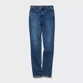 ДЖИНСЫ UNIQLO JAPAN HEATTECH ULTRA STRATCH SLIM, длинные