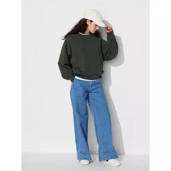 Широкие брюки джинсы Uniqlo Japan 00 WHITE/XS