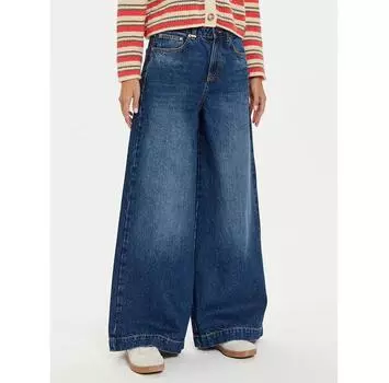 Джинсы United Colors Of Benetton 45F8DE01Z синий Wide Leg 26
