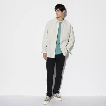 Джинсы узкого кроя с селвидж-стрейч UNIQLO