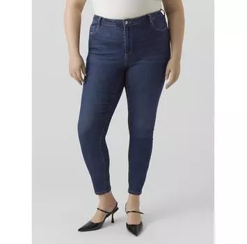 Джинсы Vero Moda Curve Phia 10285012 синий Skinny Fit 46/32