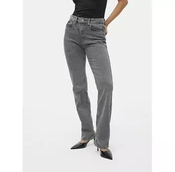 Джинсы Vero Moda Tessa 10320583 серый Straight Fit 26/30