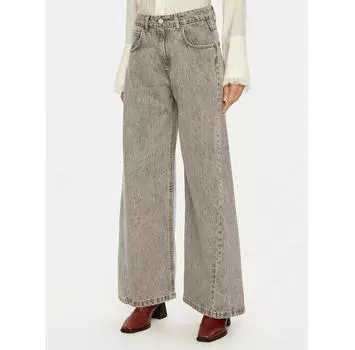 Джинсы ViCOLO DS0004 серый Wide Leg S